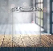 Тубус пластиковый, САМОСБОРНЫЙ d 20 см h 22 см