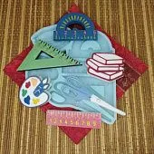 Силиконовая форма "Школьный набор №3" №1729