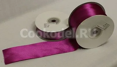 Лента атласная "Фуксия-6084" шир-3 мм (91 м)