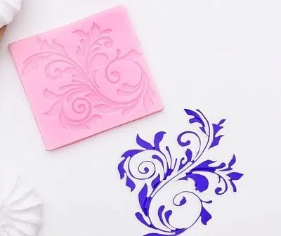 Силиконовая форма молд Вензель 6×5,5 см