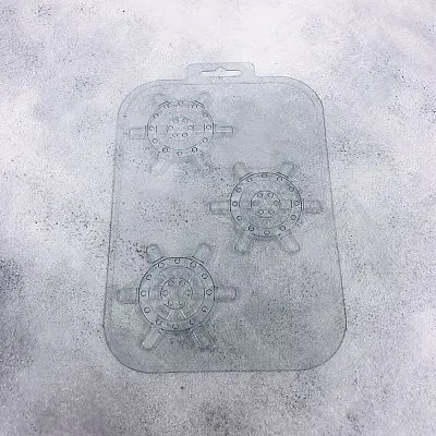 Форма для шоколада Штурвал 3 шт (пластик)