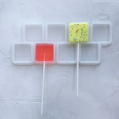 Силиконовая форма №394 "Квадраты-толстые" 4,5 см