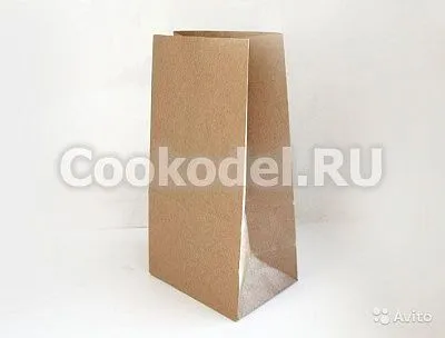 Крафт пакет без ручки 10 шт 220х120х290мм