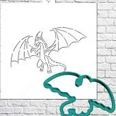 Трафарет и форма "Дракон №1"