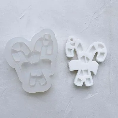 Форма силиконовая для шоколада Рождественский леденец №223 7 см