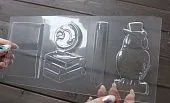 Форма для шоколада "ШКОЛЬНЫЙ НАБОР", пластик