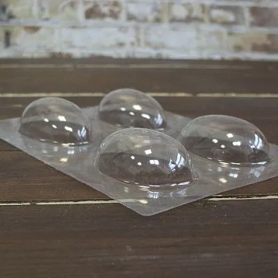 Форма для шоколада "Яйцо"  5,5 х 8 см  (пластик) 4 шт