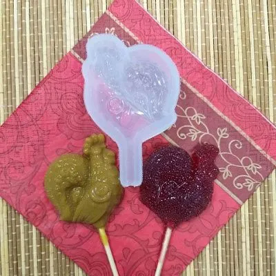 Силиконовая форма для леденца "Петушок №302"