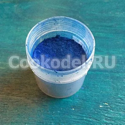 Сухой блестящий краситель Синий 5 гр