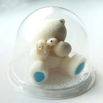 Силиконовая форма молд 3D Мишка пухлик №188 6,5 см