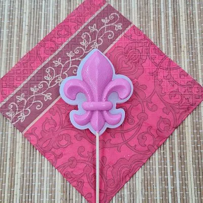 Силиконовая форма №562 "Геральдическая лилия"