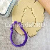 AL Форма "Ананас" 9 см