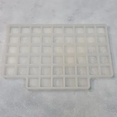 Силиконовая форма №775 Алфавит наборный №5