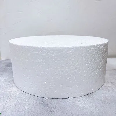 Фальш ярус для торта круг D-30 см H-10 см пенопласт