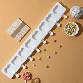 Форма для мороженого «Сердца. Макси», 8 ячейки, 49х6,5х2 см, с палочками 50 шт