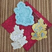 Силиконовая форма Цветок №364 "Букетик" 2,5D