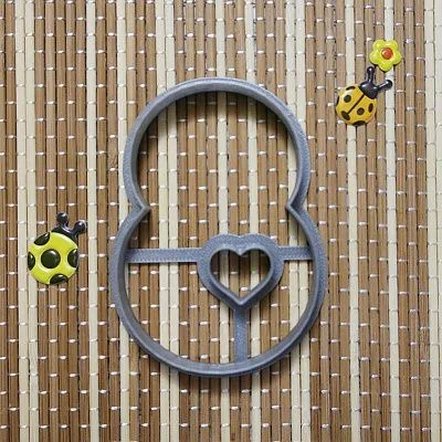 Силиконовая форма молд 3D 189 Мишка геометрический