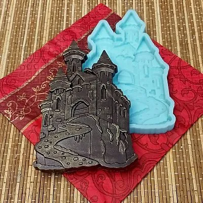 Силиконовая форма №1217 Замок 2,5D