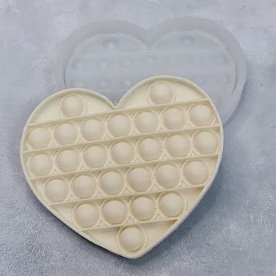 Силиконовая форма №779 Поп Ит Сердце