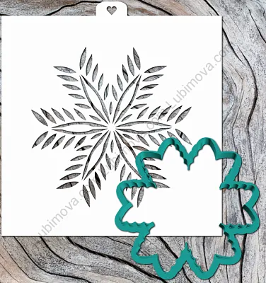 AL Трафарет+форма «Снежинка. Алмазная пыль»