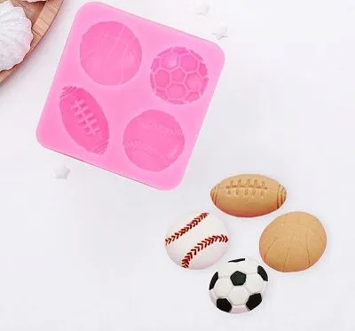 Силиконовая форма молд Мячи 6,2 см