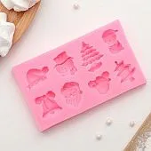Силиконовая форма молд "Снежные", 11,8х7 см