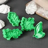 Набор плунжеров кондитерских "Листва" 4 шт