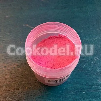 Сухой блестящий краситель, Розовый 5 гр