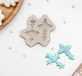 Силиконовая форма молд Крестики 7х7 см