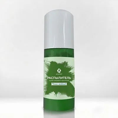 Сухой пищевой краситель-распылитель Альтер Темно-зеленый, 50 гр
