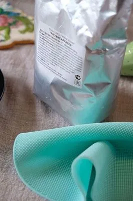 Коврик силиконовый круглый Сетка 1х1 мм D-19 см