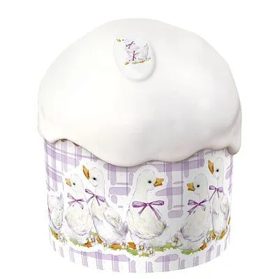 Формы для кулича Утята диаметр дна 110х85 мм, 10 шт, цвет микс