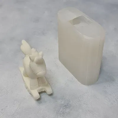 Силиконовая форма молд 3D Единорог качалка №632