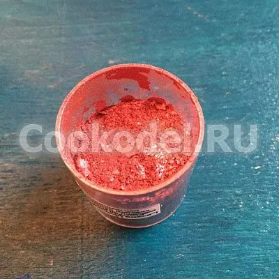 Сухой блестящий краситель Красный блеск 5 гр