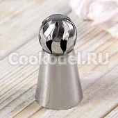 Насадка кондитерская Сфера Прорези изогнутые
