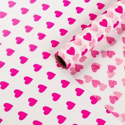 Бумага силиконизированная Сердце 0,38х5 м