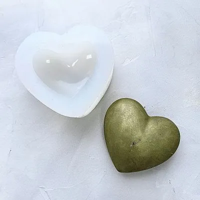 Силиконовая форма  Сердце объемное №296 5 см