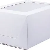 Коробка для торта с окном микрогофрокартон, 30х40х20 см