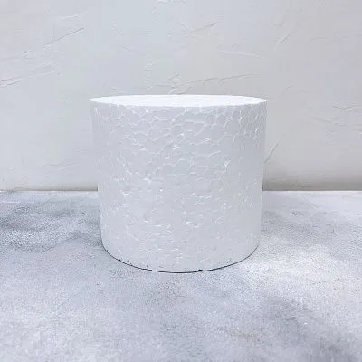 Фальш ярус для торта круг D-14 см H-12 см пенопласт