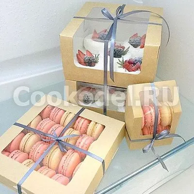 Коробка для кондитерских изделий Эко-Roll, 10х8х3 см