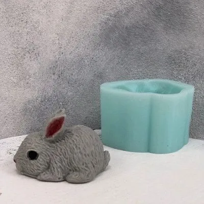 Силиконовая форма молд 3D №557 Зайчик №22