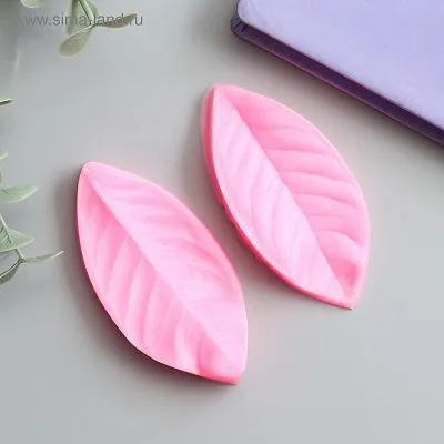 Силиконовая форма молд Листья 2 части