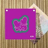 Форма и трафарет №639 "Варежки"