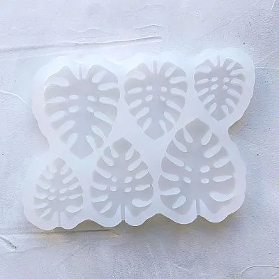 Силиконовая форма для леденцов №234 "Лист монстеры"