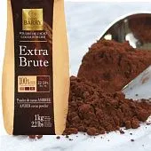 Какао порошок темно-красный Cacao Barry Extra Brute 22-24%, 200 гр