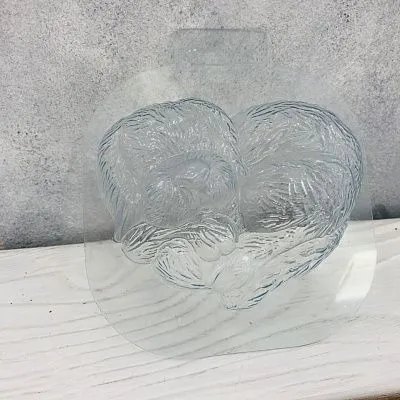 Форма для шоколада "Спящий щенок" (пластик)