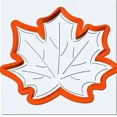 Форма и трафарет "Кленовый лист"