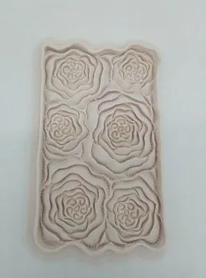 Силиконовая форма молд Коврик розочки 9,5х15,5 см