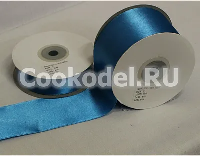 Лента атласная Голубая 6149 шир-24 мм