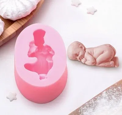 Силиконовая форма молд Малыш 7×5 см